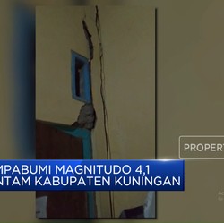 Video: Gempabumi Berkekuatan M 4,1 Hantam Kabupaten Kuningan