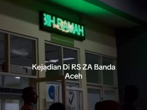 Running Text RSUZA Diretas, Muncul Pesan Harap Lebih Ramah Sesama Manusia