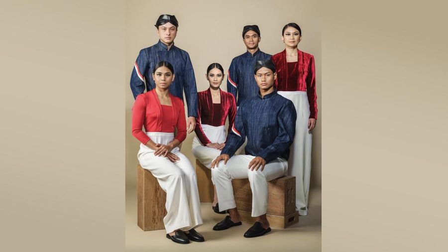 Seragam tim Indonesia untuk pembukaan Olimpiade Paris 2024. (Instagram @didit.hediprasetyo)