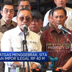 Video: Zulhas Lakukan Sidak, Sita Impor Ilegal Rp 40 M
