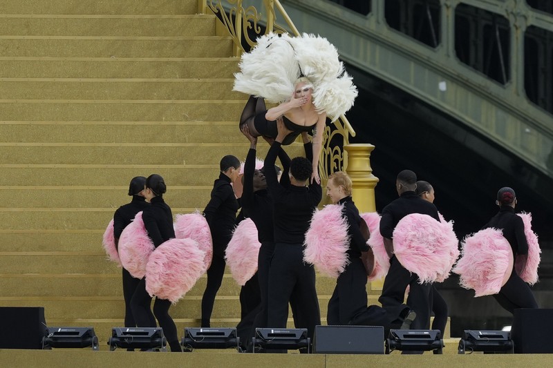 Pembukaan Olimpiade Paris 2024. (FRANCOIS-XAVIER MARIT/Pool via REUTERS)