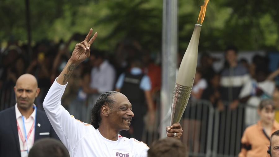 Pembukaan Olimpiade Paris 2024. (FRANCOIS-XAVIER MARIT/Pool via REUTERS)