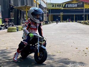 Menengok Keseruan Pembalap Cilik Beradu Cepat di Bandung