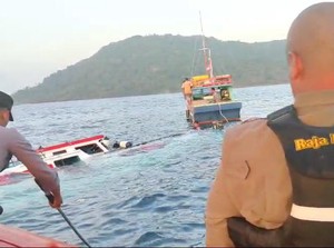 Kapal Tenggelam di Anambas Diduga karena Kelebihan Muatan, 3 Orang Tewas