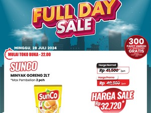 Belanja Bulanan Jadi Lebih Hemat di Transmart Full Day Sale, Cek Daftarnya