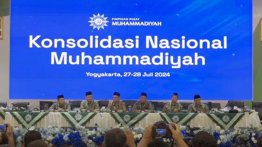 Konfernsi pers Muhammadiyah terkait izin tambang. (YouTube/Muhammadiyah Channel)