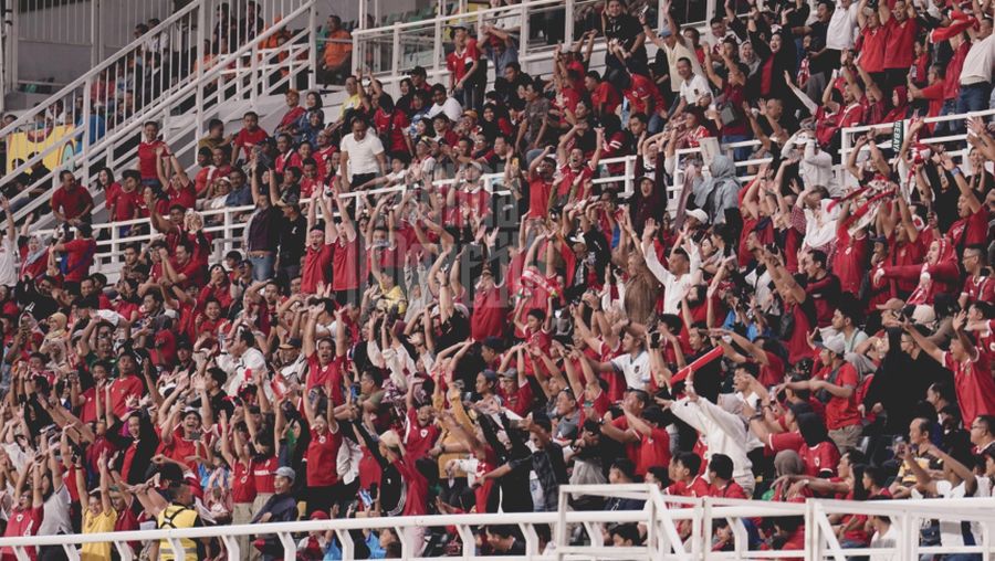 Pertandingan tImnas Indonesia U-19 vs Malaysia U-19 di Stadion Glora Bung Tomo (GBT), Surabaya, Jawa Timur, Sabtu (27/7/2024). (Dok. PSSI)