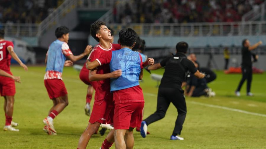 Pertandingan tImnas Indonesia U-19 vs Malaysia U-19 di Stadion Glora Bung Tomo (GBT), Surabaya, Jawa Timur, Sabtu (27/7/2024). (Dok. PSSI)