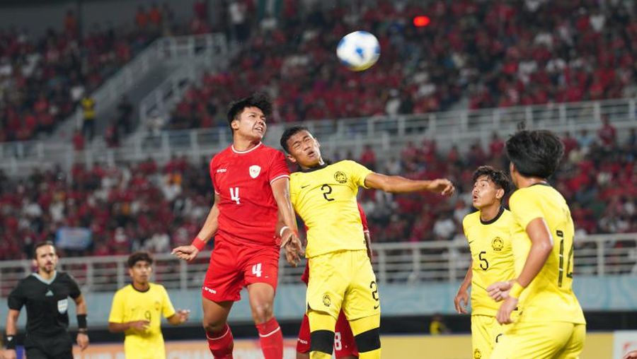 Pertandingan tImnas Indonesia U-19 vs Malaysia U-19 di Stadion Glora Bung Tomo (GBT), Surabaya, Jawa Timur, Sabtu (27/7/2024). (Dok. PSSI)