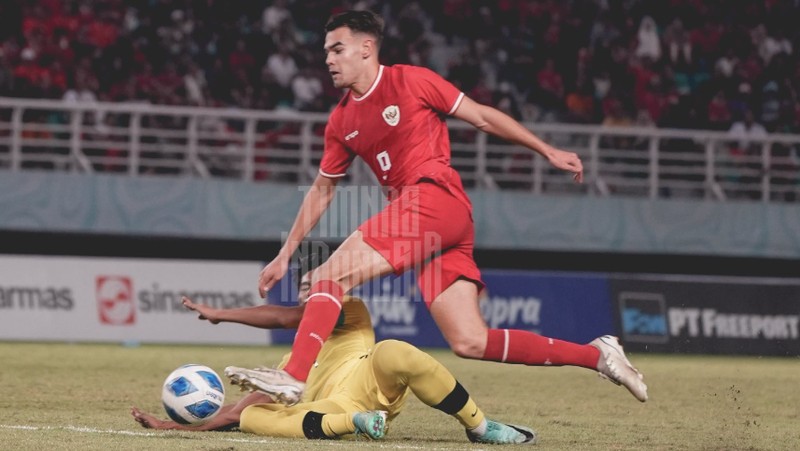 Pertandingan tImnas Indonesia U-19 vs Malaysia U-19 di Stadion Glora Bung Tomo (GBT), Surabaya, Jawa Timur, Sabtu (27/7/2024). (Dok. PSSI)
