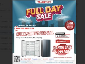 Merapat ke Transmart Sekarang! Beli Kulkas Dua Pintu Hemat Rp 2,6 Jutaan