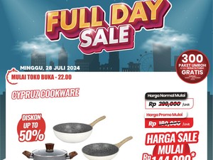 Ibu-ibu Merapat! Panci-Teflon di Transmart Full Day Sale Cuma Rp 100 Ribuan
