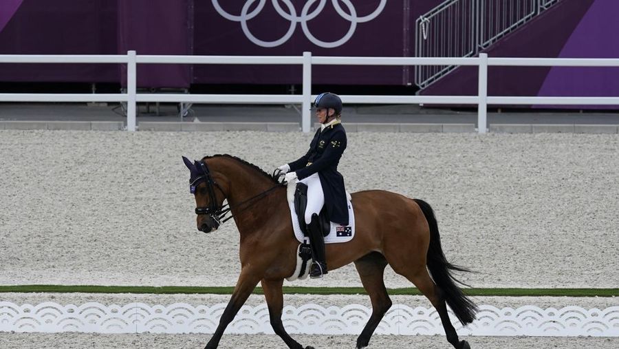 Atlet berkuda asal Australia, Mary Hanna. (AP/Carolyn Kaster/File Foto)