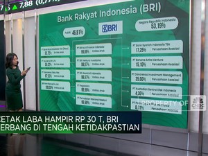  BRI Melesat di Tengah Gejolak Ekonomi, Cetak Laba Hampir Rp30 T