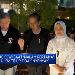 Cerita Jokowi Saat 'Malam Pertama' di Istana IKN: Tidur Tidak Nyenyak
