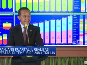  Realisasi Investasi RI Tembus Rp 248,4 Triliun