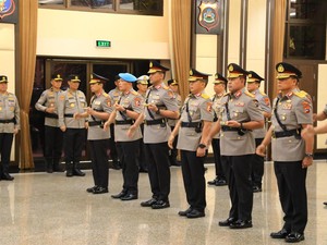 Momen Kapolri Pimpin Sertijab-Korps Kenaikan Pangkat
