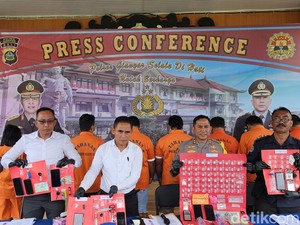 Satresnarkoba Polres Gianyar Tangkap Delapan Pelaku Peredaran Narkoba
