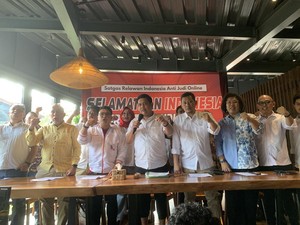 Deklarasi Satgas Relawan Indonesia Anti Judi Online, Serukan 5 Poin Ini