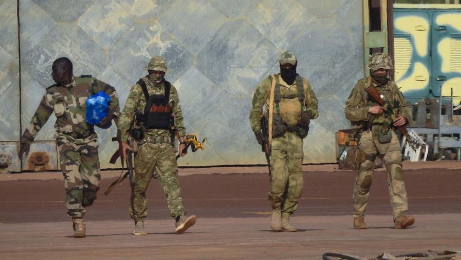 Tentara wargner di Mali. (French Army via AP, File)
