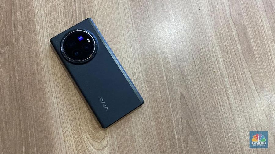 Vivo x Fold. (CNBC Indonesia/Novina)