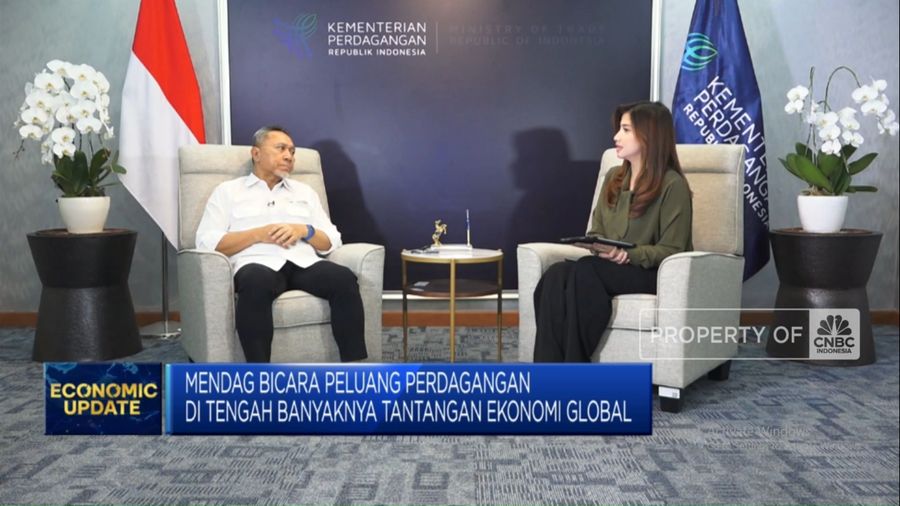 Diplomasi Dagang Mendag Zulhas Perkuat Daya Saing RI di Pasar Global (CNBC Indonesia TV)