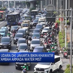 Kualitas Udara Jakarta Bikin Khawatir, Pemrov Tambah Armada Water Mist