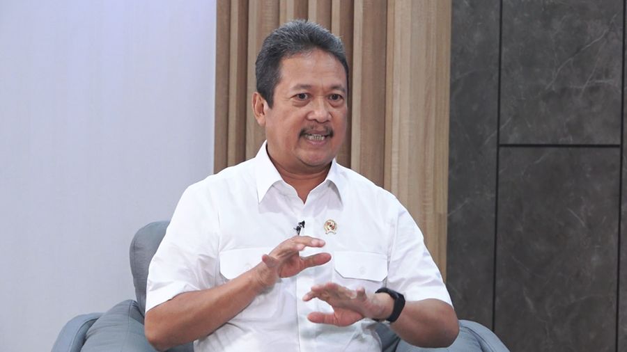 Menteri Kelautan dan Perikanan (MenKP) Sakti Wahyu Trenggono dalam program Economic Update 2024. (²©²ÊÍøÕ¾ TV)