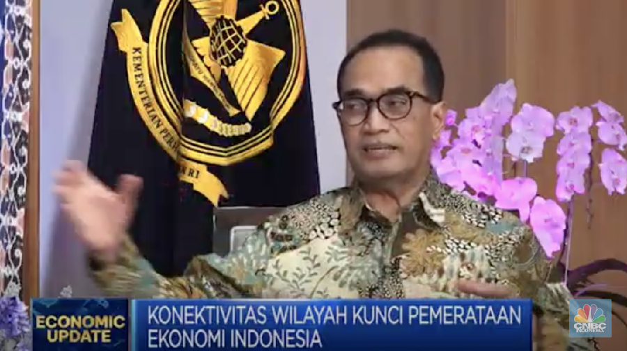 Menteri Pehubungan, Budi Karya Sumadi. (CNBC Indonesia)
