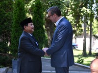 Usai dari Paris, Prabowo Terbang ke Serbia Temui Presiden Vucic