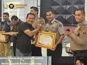 Imigrasi Medan Raih Penghargaan Capaian Output Terbaik dari KPPN Medan