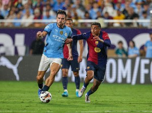 Laga Uji Coba: Barcelona Vs Man City Sama Kuat 2-2