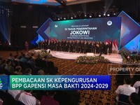 Jokowi Saksikan Pengukuhan Pengurus GAPENSI Periode 2024-2029