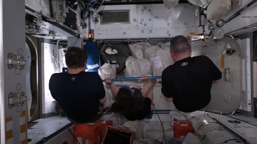 Olimpiade di Stasiun Luar Angkasa Internasional,. (YouTube/NASA)