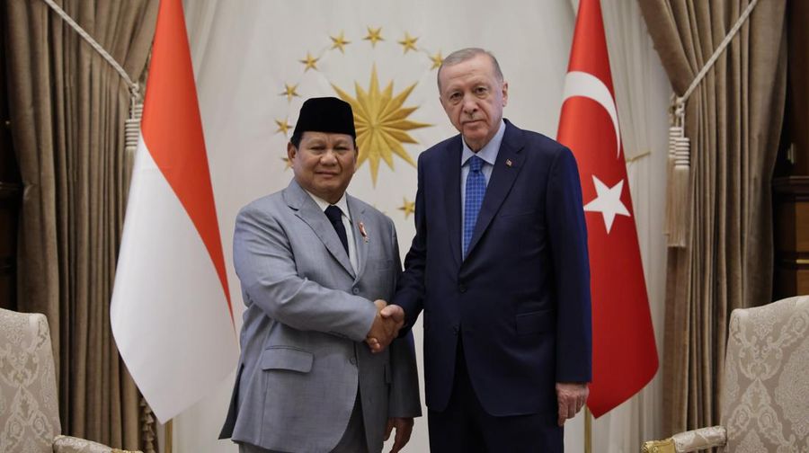 Prabowo Subianto dan Recep Tayyip Erdogan