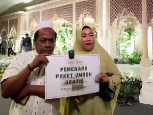 Heboh Resepsi Nikah Sultan di Gresik Beri Hadiah Undian 13 Paket Umrah