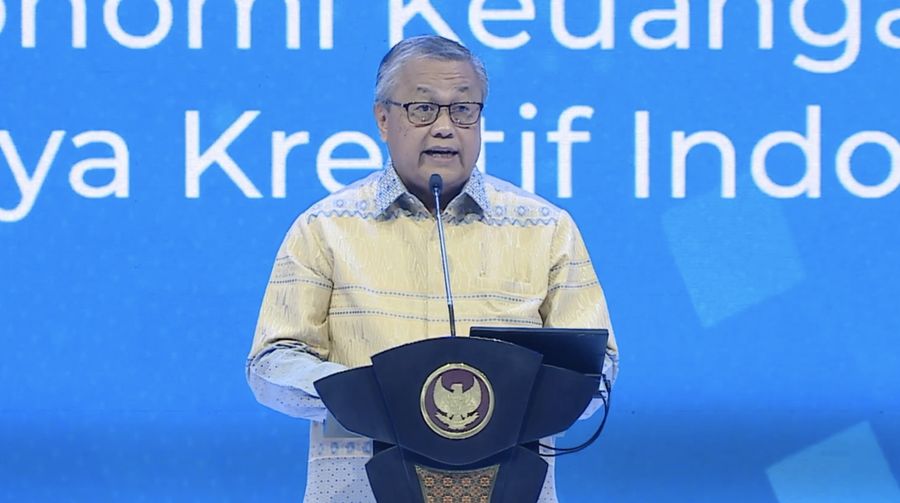 Gubernur Bank Indonesia (BI) Perry Warjiyo dalam Upacara Pembukaan FEKDI x KKI 2024. Gubernur Bank Indonesia (BI) Perry Warjiyo dalam Upacara Pembukaan FEKDI x KKI 2024. (Tangkapan Layar Youtube Bank Indonesia)