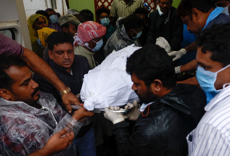 Foto udara rumah-rumah yang rusak di lokasi longsor setelah beberapa kali tanah longsor di perbukitan di distrik Wayanad, di negara bagian selatan Kerala, India, Kamis (1/8/2024). (REUTERS/Francis Mascarenhas)