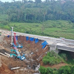 Tol Bocimi yang Longsor Ditargetkan Selesai Sebelum Akhir 2024