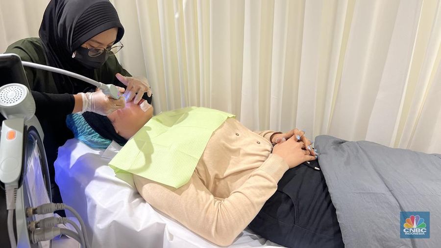 Perawatan Kecantikan Ekspres Kini Jadi Tren dan Makin Diminati. (CNBC Indonesia/Lyda Hasibuan)