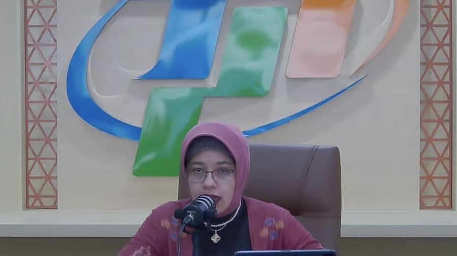 Plt Kepala BPS Amalia Adininggar Widyasanti dalam Rilis BPS. (Tangkapan Layar Youtube BPS Statistics)