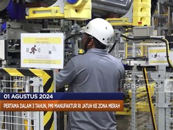 PMI Manufaktur RI Ambruk Hingga The Fed Tahan Suku Bunga