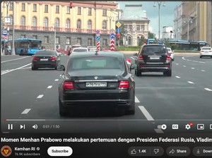 Prabowo Bertemu Vladimir Putin, Naik Mobil Rusia Aurus Senat