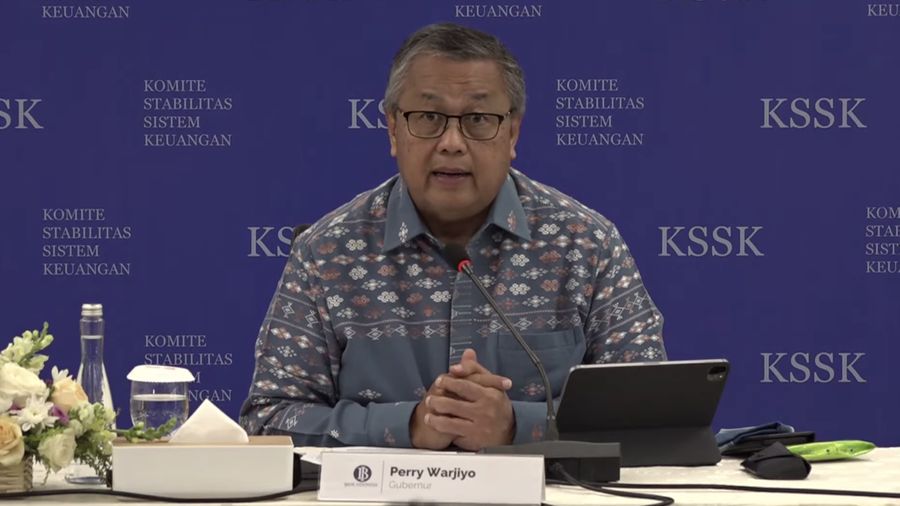 Gubernur Bank Indonesia, Perry Warjiyo dalam Konferensi Pers KSSK : Hasil Rapat Berkala KSSK III Tahun 2024.