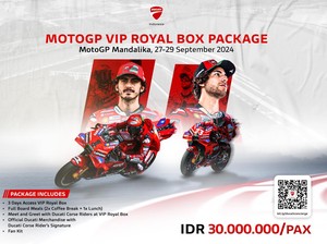 Bisa Ketemu Pecco dkk, Ini Harga Tiket VIP Royal Box Ducati di MotoGP Mandalika
