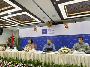 Rapat Sampai Malam, Sri Mulyani Beberkan Kondisi Sistem Keuangan RI