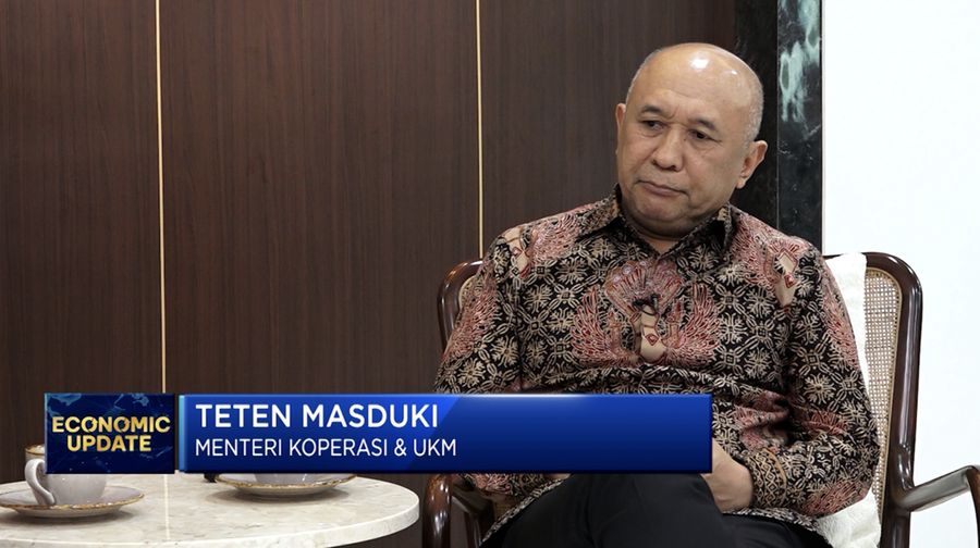 Menteri Koperasi dan UMKM, Teten Masduki dalam program ²©²ÊÍøÕ¾ Economic Update. (²©²ÊÍøÕ¾ TV)
