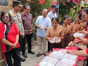 Uji Coba Makan Siang Gratis di Bali, Rp 14.800 per Porsi