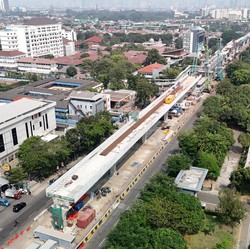 Progress Memuaskan, Waskita Pede Proyek LRT Jakarta Tepat Waktu