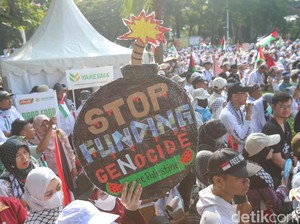 Sederet Tuntutan Aksi Bela Palestina di Depan Kedubes AS